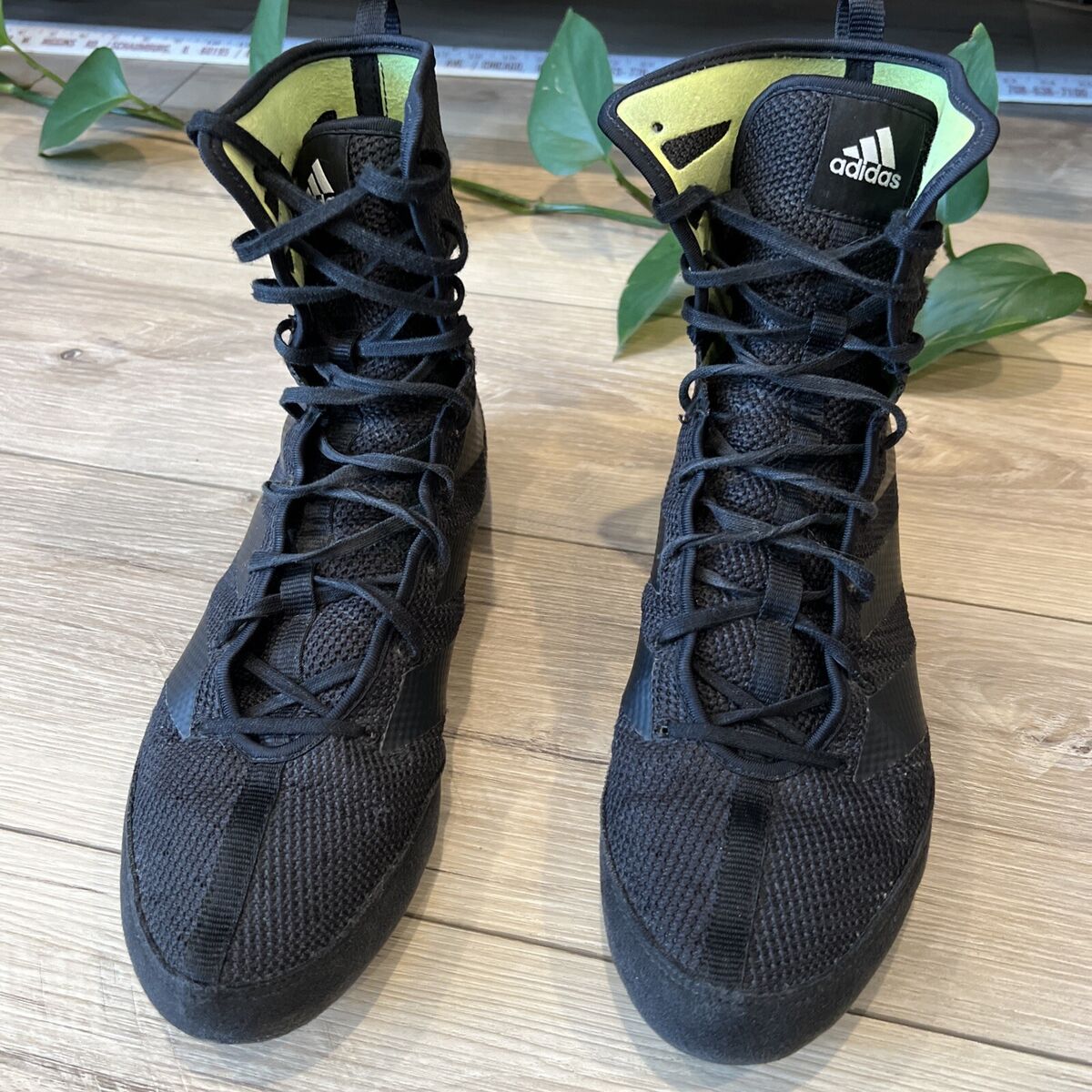 Adidas Boxing Shoes Box Hog 3 Men's Size 10.5 Triple Black Adidas Boxing Shoes Box Hog 3 Men's Size 10.5 Triple Black
