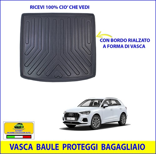 Tappetini Auto OMAC Premium In TPE Per Audi A3 Sportback/Limo (2012-2020) – Nero, 3D, Antiscivolo - 2