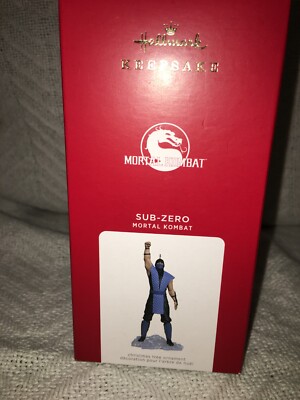 Hallmark Keepsake Christmas Ornament 2021 Sub-Zero Mortal Kombat Brand New Box
