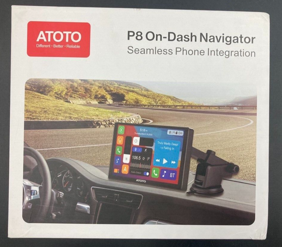 ATOTO P8 7 Wireless Portable Car Stereo Carplay & Android Auto + Remote  Control