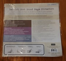 Colorbok 12x12 Post Bound Page Protectors