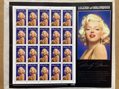 Kleinbogen Legends of Hollywood Marilyn Monroe  1995 - Bild 1 von 4
