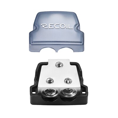 BDB12 2-Way Power Distribution Block for Car Audio Amplifier Splitter 2 Kits