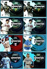 2022 Topps Generation Now Base Blue & Black Baseball    (28)   CARD LOT