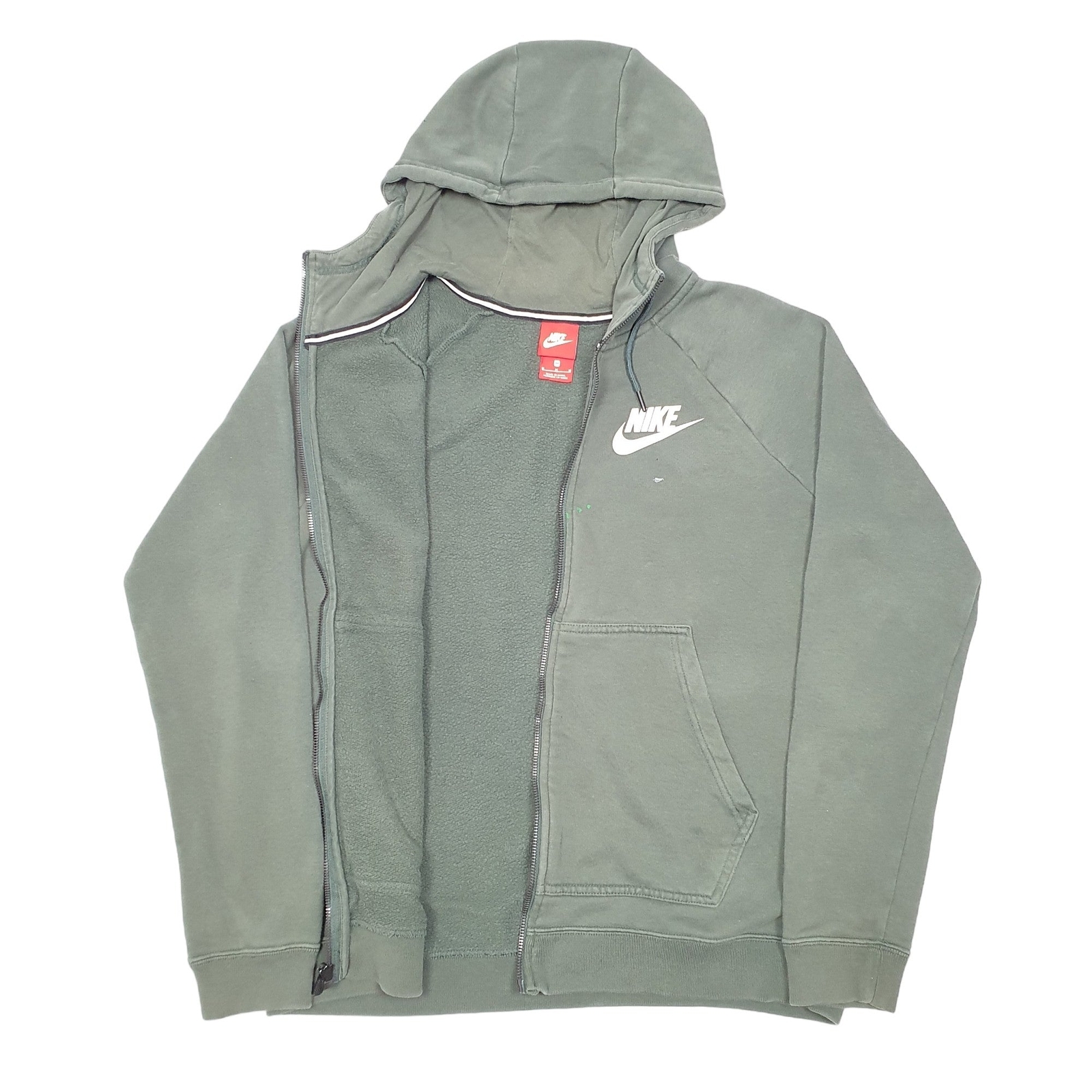 NIKE Full Zip Hoodie Jumper Sweatshirt Mens M image 2