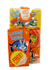 Vintage 1988 Looney Tunes Childrens Tissues  Bandages 6 Pack New Sealed