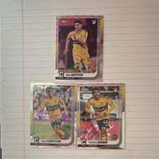 2025 Topps Chrome Columbus Crew LOT MLS Soccer Cards Arfsten Habroune Brown
