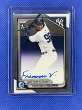 Francisco Vilorio 2024 Bowman Chrome 1st Prospect AUTO New York Yankees #CPA-FV