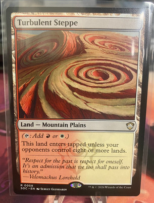MTG, TURBULENT STEPPE (SOC) NM OR BETTER CONDITION