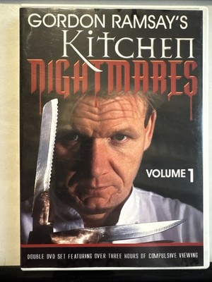 Gordon Ramsay Kitchen Nightmares Volume 1 (DVD Region Free, 2-Disc Set) Rare OOP