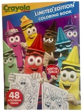 Crayola Limited Edition Coloring Book Retired Crayola 48 Coloring Pages