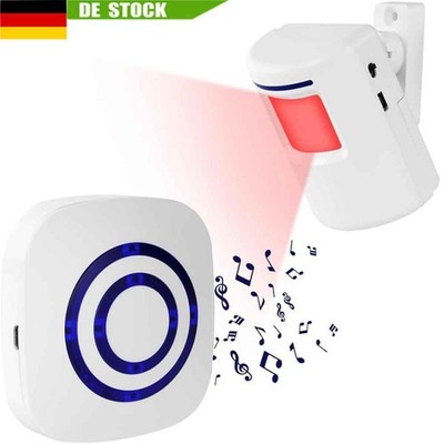 Motion Sensor Door Chime for Business, Outdoor Doorbell Kit Wireless Driveway