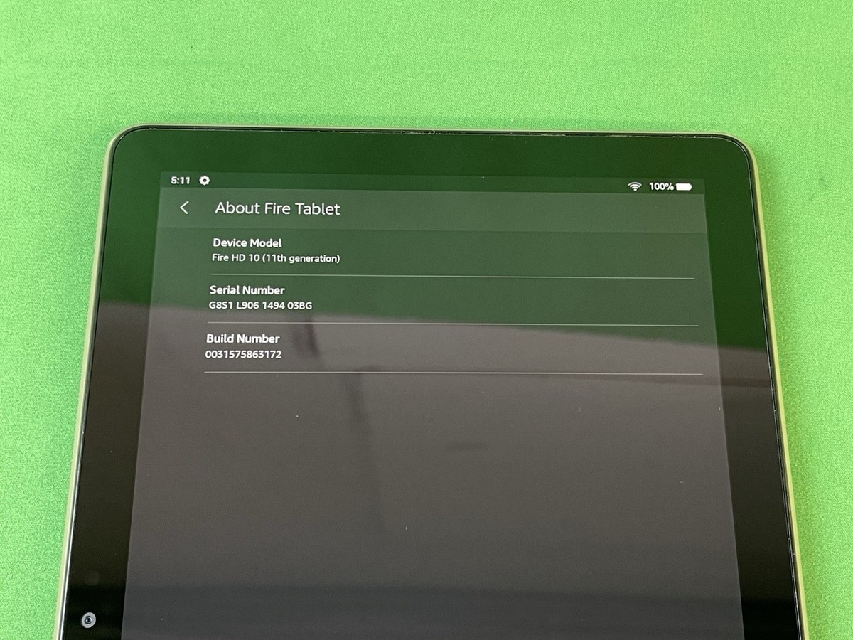 Amazon Fire HD 10 (11th Gen) 32GB Olive Tablet | Tested & Works | eBay