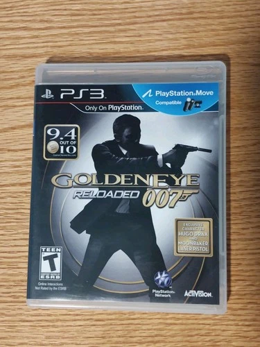 PS3 Sony Playstation 3  Golden Eye Reloaded 007 Move Compatible