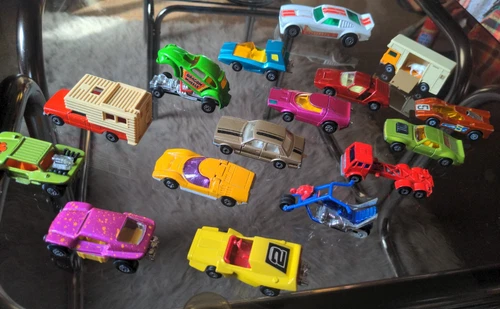 Vintage Matchbox 3rd Job Lot  70s Superfast inc Cortina VW lesney diecast cars