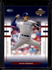 2004 Donruss World Series Jack Morris Blue HoloFoil 25 #/25 Jays