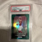 2024 Panini Prizm Emergent Jayden Daniels Green Prizm Rookie #2 PSA 10
