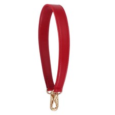 Leather Purse Strap, Replacement Handbag Straps with Clasp 18.5" Burgundy