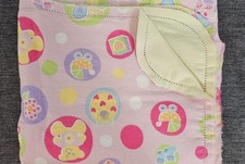 Beautiful Cotton Flannel Baby Blankets with hemstitch and rounded corners