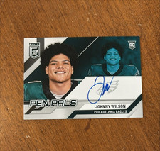 Johnny Wilson 2024 Panini Elite Pen Pals Rookie Auto PAL-JWI Eagles Seminoles RC