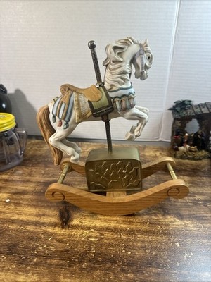 Willitts Vintage 80's Carousel Horse Music Box Carousel Waltz