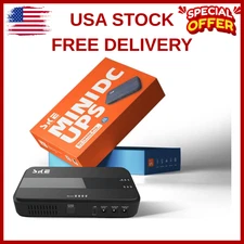 Mini UPS Battery Backup 10400mAh 38.48Wh,Output USB 5V/2A and DC 12V/2A,Home ...