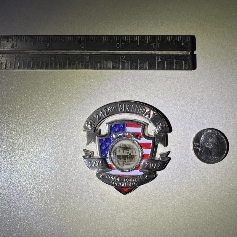 Vintage 242nd USMC Birthday Challenge Coin