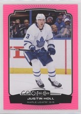 2022-23 O-Pee-Chee Neon Pink 34/75 Justin Holl #207 2d8