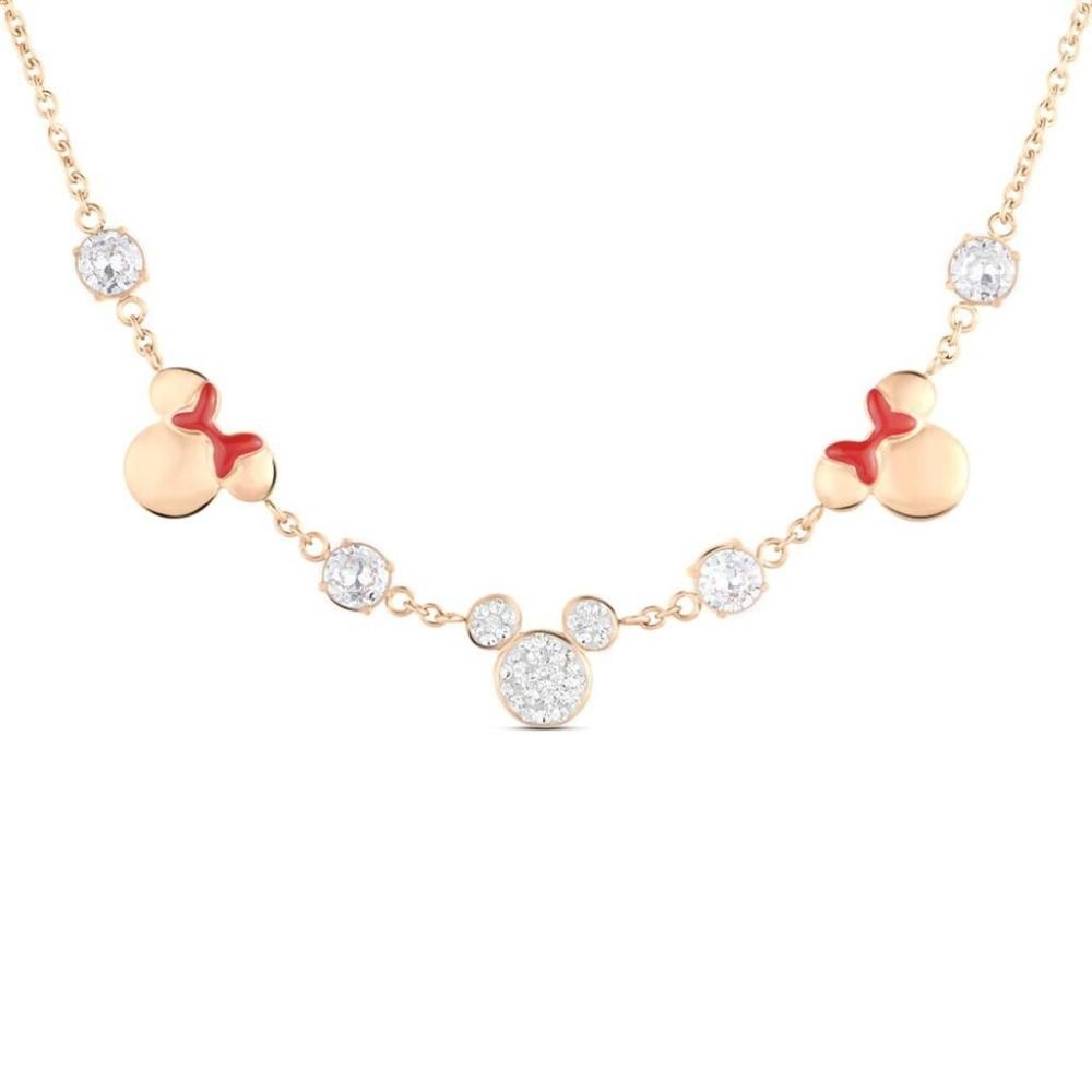 Collar de Mujer STROILI DISNEY 1675398 Acero Inoxidable Gold Rose Minnie
