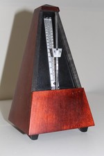 Vintage Wittner Key Wind Up Metronome Made West Germany - No Cover - Tested