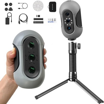 3DMakerpro Mole 3D Scanner Premium 10FPS Scanning Speed Realistic Color F7S8