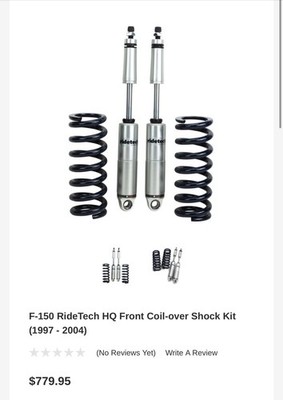 Ridetech F-150 RideTech HQ Front Coil-over Shock Kit (1997 - 2004)