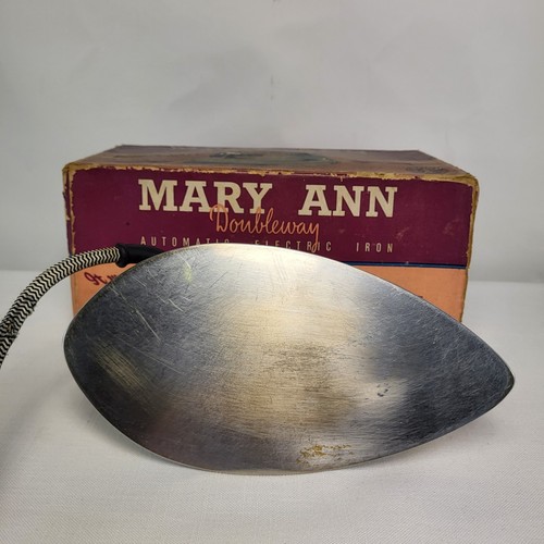 Thorn Electrical Industries Ltd 1938 Mary Ann Doubleway Iron Vintage Rare UK - Picture 17 of 24