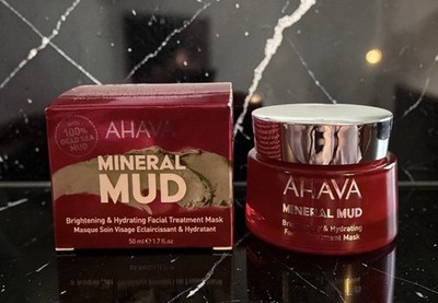 AHAVA Mineral Mud Brightening & Hydrating Facial Treatment Mask 50 mL NIB/SEALED