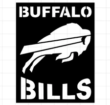 Buffalo Bills Football NFL Reusable Plastic Stencil *MULTIPLE SIZES