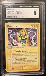 Manectric 38/107 EX Deoxys Reverse Holo Stamped