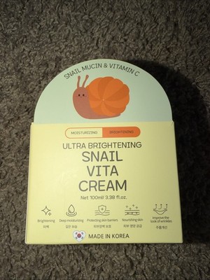 Ultra Brightening Snail Vita Cream Made In Korea