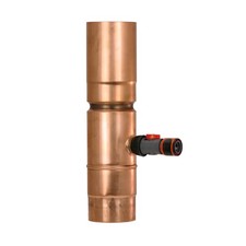 Regensammler Kupfer CU Regenwassersammler Fallrohr 100mm 87mm Gardena Fallrohr