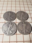 1935, 1938, 1939s, 1939d liberty walking half dollar lot 249