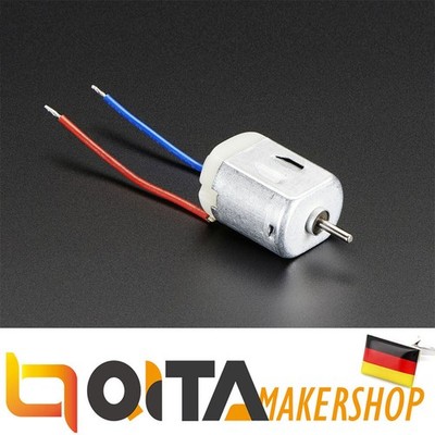 Adafruit DC Toy Hobby Motor - 130 Size 4.5V to 9V DC Working with Arduino