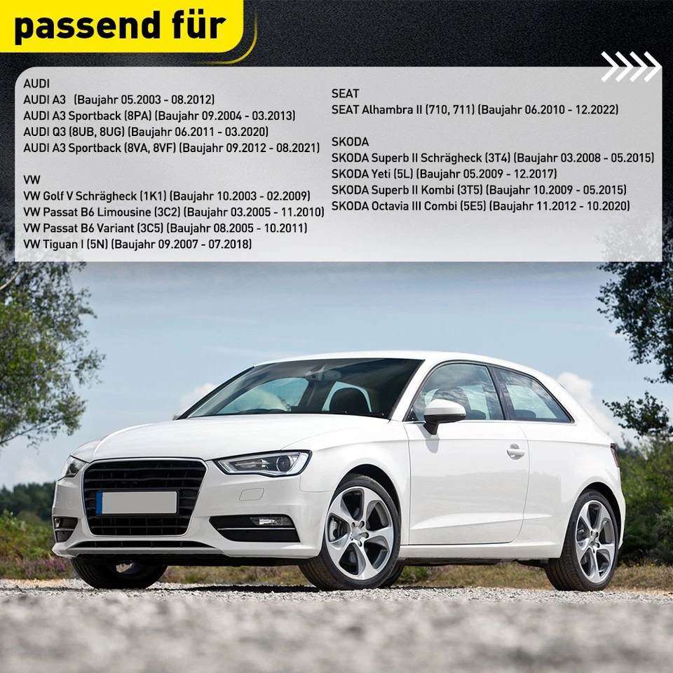 Hardyscheibe Hinten Für Audi A3 Q3 VW Golf V Passat Tiguan Seat Skoda 1K0521307 - Bild 3 von 4