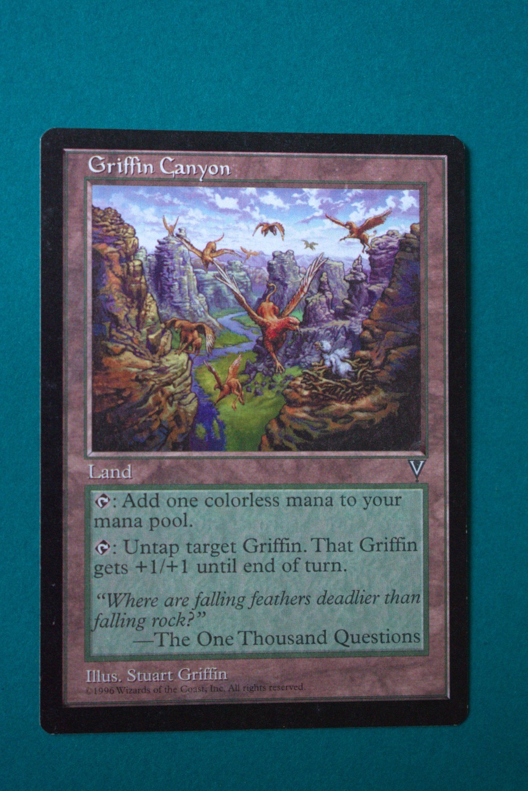 Griffin Canyon - MTG - Visions - Lightly Played - Magic the Gathering