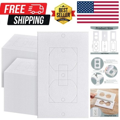 100 Pcs Outlet Insulation and Draft Sealers Foam Insulation Pads Electrical O...
