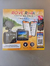 Rove R2-4K Car Dash Cam - 4K Ultra HD 2160P - Built-In WiFi GPS, Parking Mode