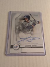 2020 Bowman Sterling Michael Busch Prospect Auto #BSPA-MB Dodgers - Cubs