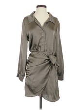 Cider Women Gray Casual Dress XS