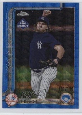 2025 Topps Pro Debut Chrome Blue Wave Refractor 101/150 Ben Hess #PDC-186 11rg