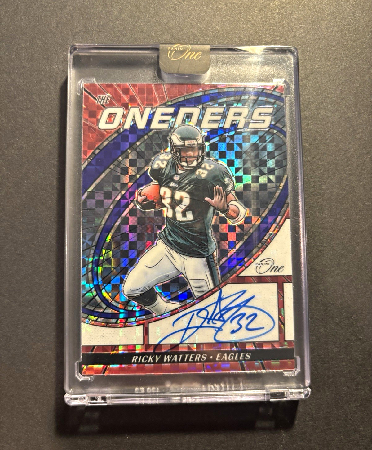 Panini 2024 One Update The Oneders Autographs Ricky Watters Eagles Blue /75 #367