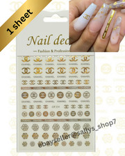 5D Embossed Nail Art Stickers: Gold Silver  Luxury Craft Spring 2026