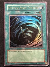 Mystical Space Typhoon MRL-047 1st Edition Yu-Gi-Oh Card Ultra Rare Played MP